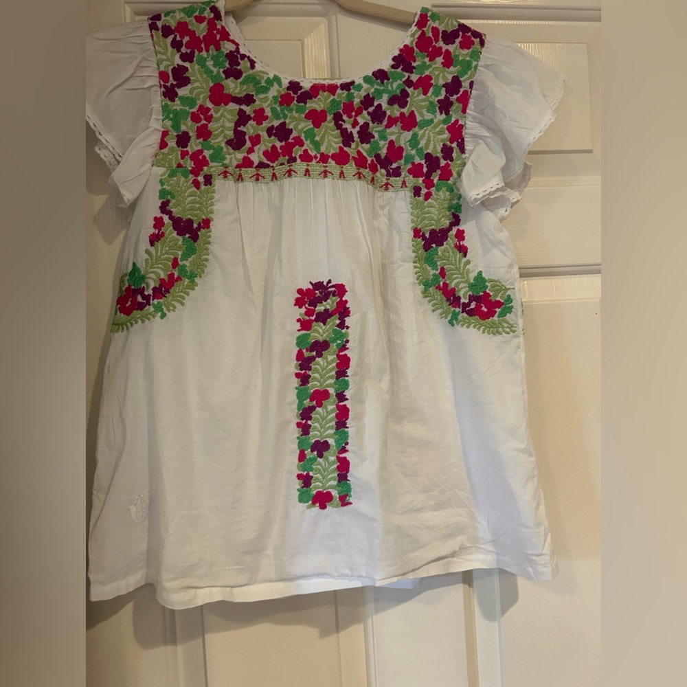 Floral Embroidered J Marie Top
